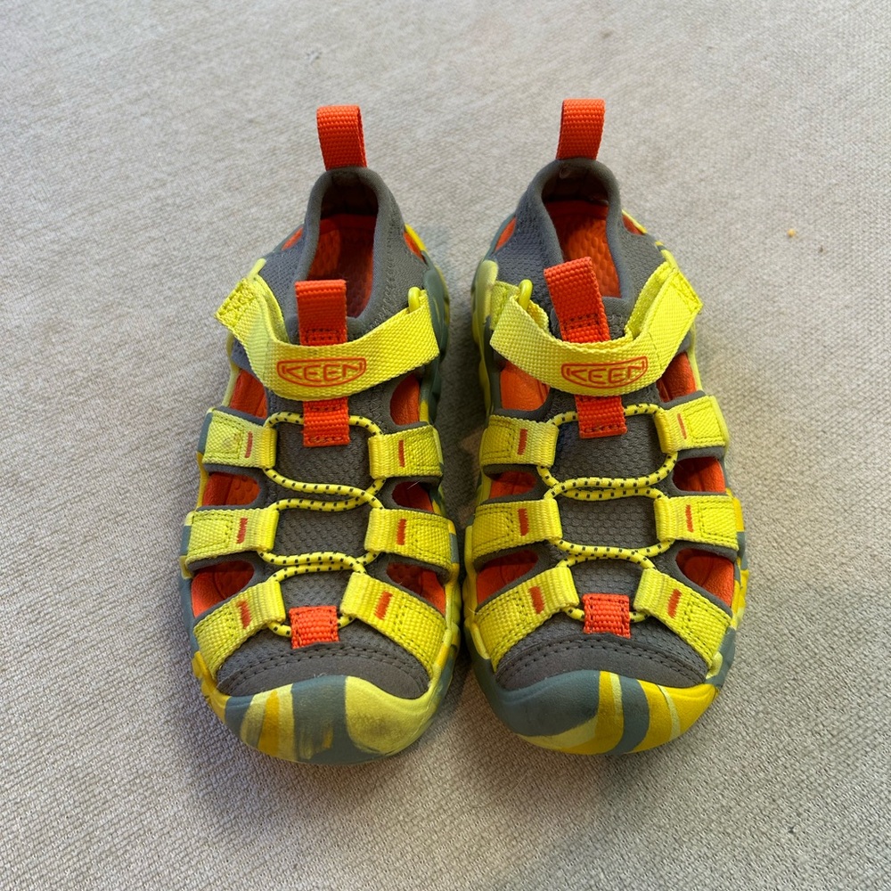 Keen Kids Water Shoes in Yellow and Orange